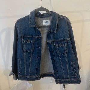 Old Navy dark denim jacket